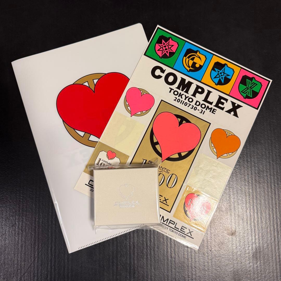 【おまけ付き】COMPLEX「日本一心」ピースハート・シルバーネックレス