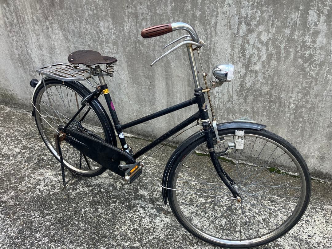 杉並区引取限定 FUJI 自転車 ロッドブレーキ 26インチ レトロ 昭和 フジ