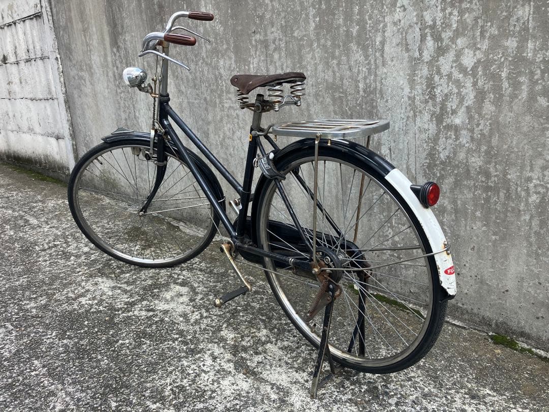 杉並区引取限定 FUJI 自転車 ロッドブレーキ 26インチ レトロ 昭和 フジ