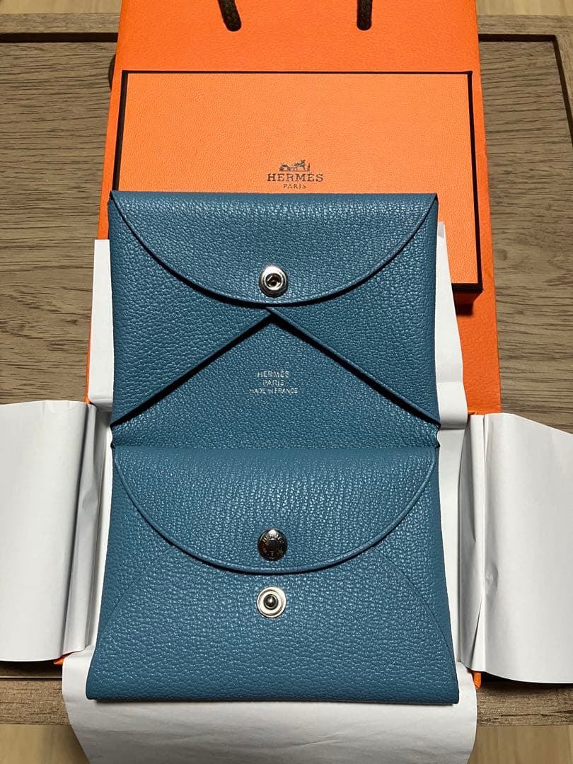 新春値下げ‼️【新品未使用】HERMES カルヴィデュオ 刻印K ブルージーン