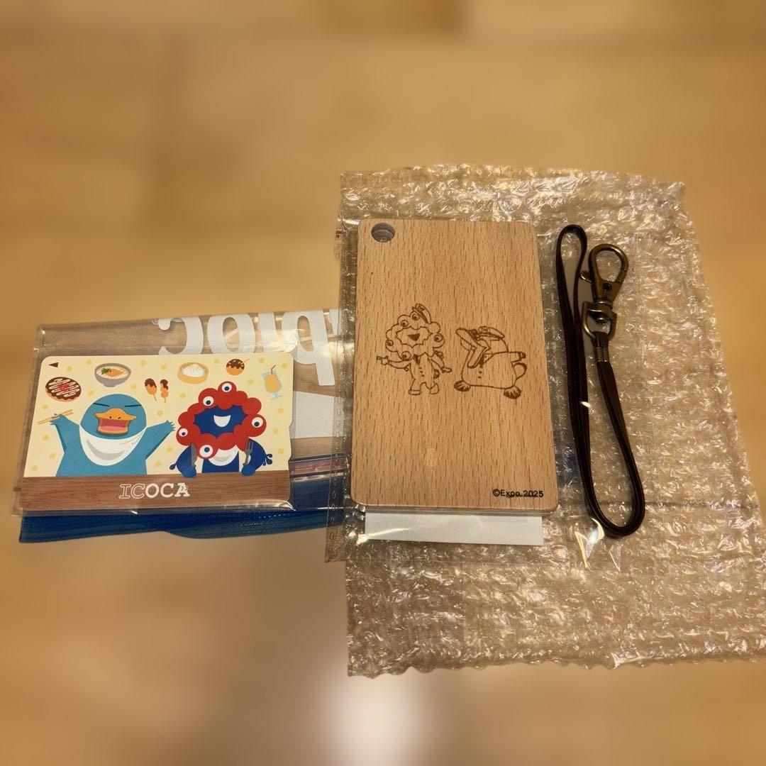 ス*ン様 EXPO2025 大阪万博 ICOCA イコカ 木製パスケース