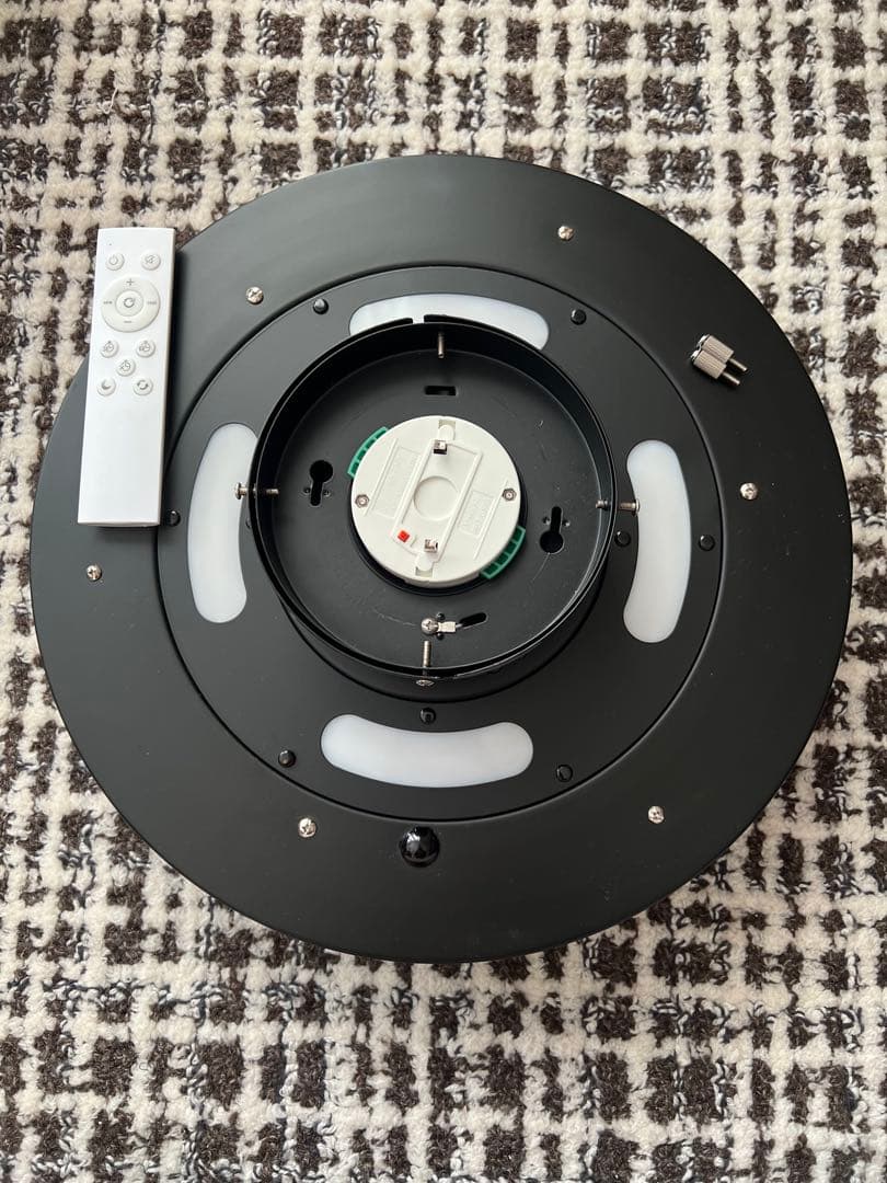 シーリングライト アッパーライト付き 間接照明 8畳 LOWYA ブラック