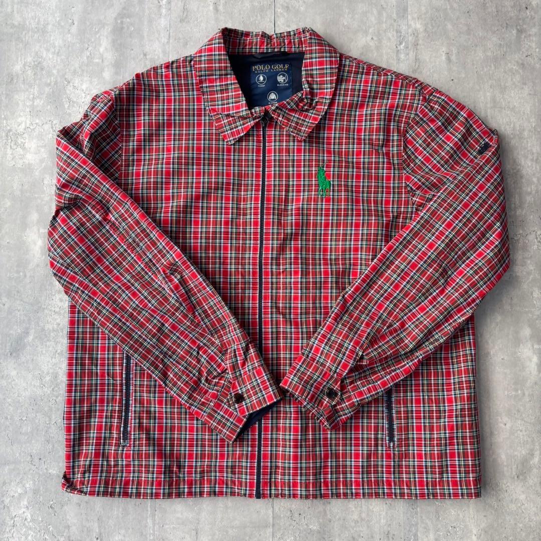 ラルフローレPolo GOLFチェック柄 スイングトップ