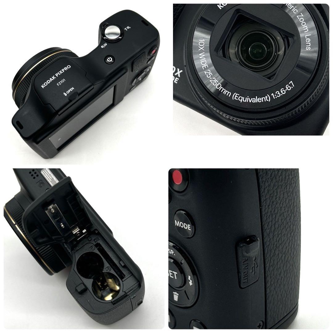 KODAK コダック PIXPRO FZ101 ブラック デジカメ 未使用級