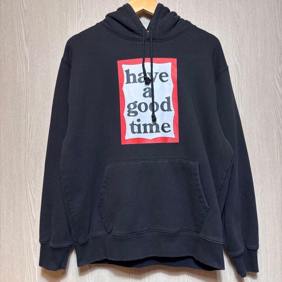 have a good time フーディ　Ｌ　ブラック