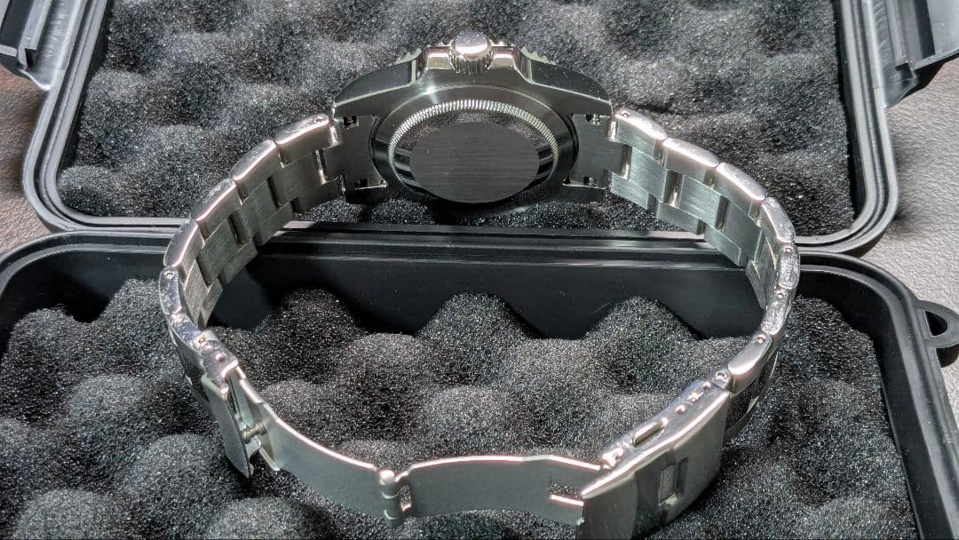 【自動巻き】ADDIESDIVE グリーンサブ オマージュ