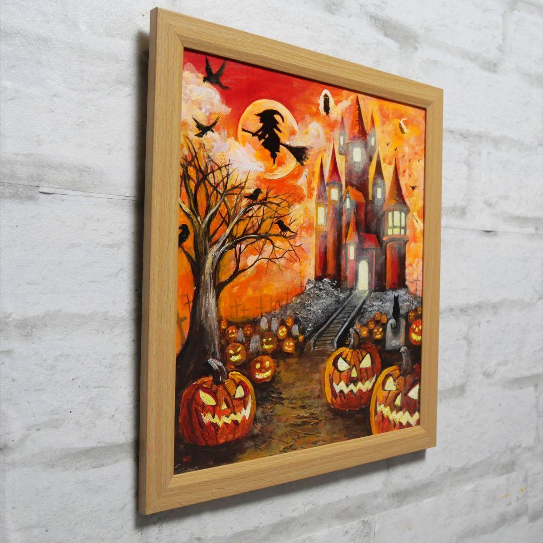 油絵 油彩 油彩画 絵 絵画 絵【ハロウィン】