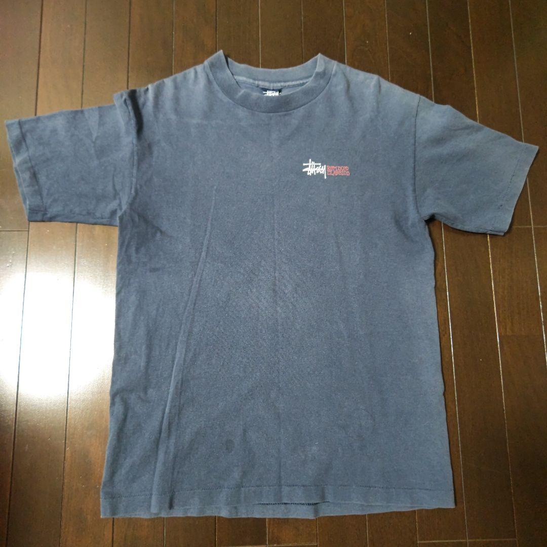 90年代 OLD STUSSYオールドステューシー紺タグハーレーT