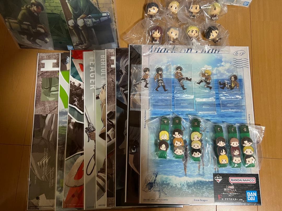 一番くじ 進撃の巨人 ～獣の巨人は俺が仕留める～ セミコンプ　全賞39種中34種