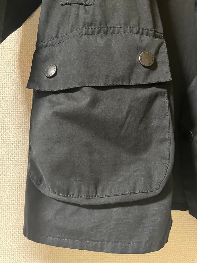 【美品　３４】Barbour ジャケット 34\" ブラック