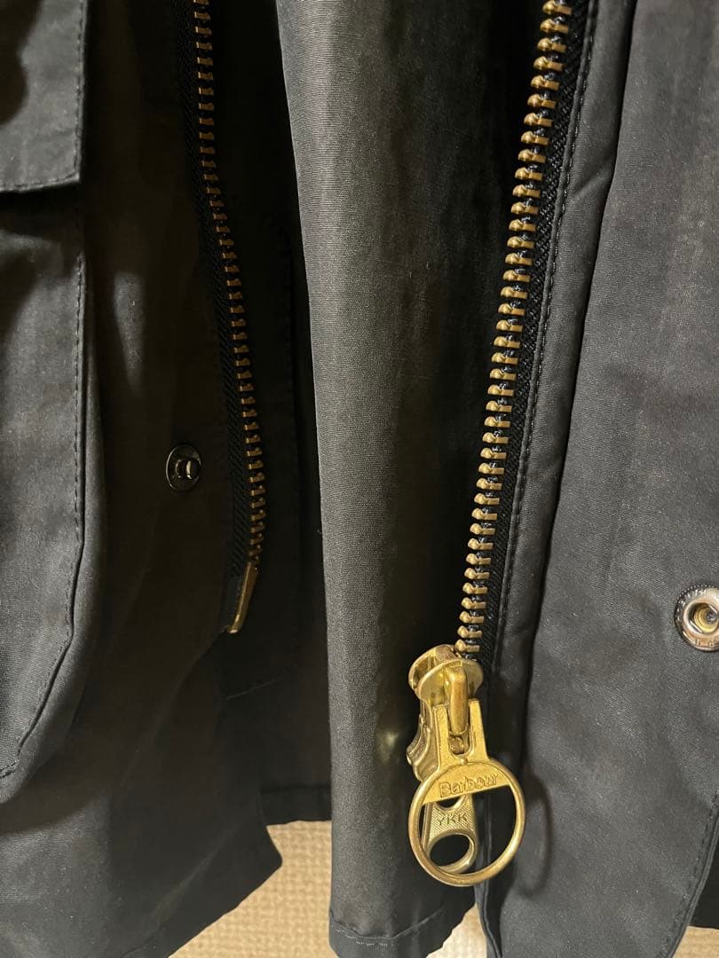 【美品　３４】Barbour ジャケット 34\" ブラック
