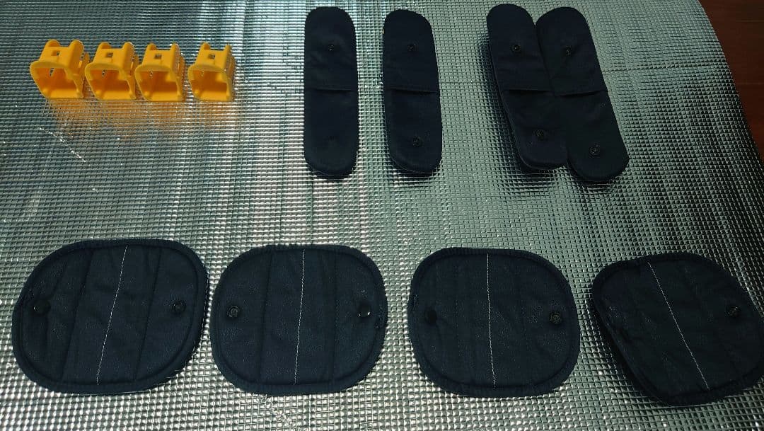 エールべべ パパットグランス ISOFIX ジュニアシート ネイビー　2台