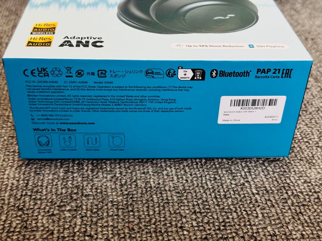 Soundcore SPACE Q45 ワイヤレスヘッドホン