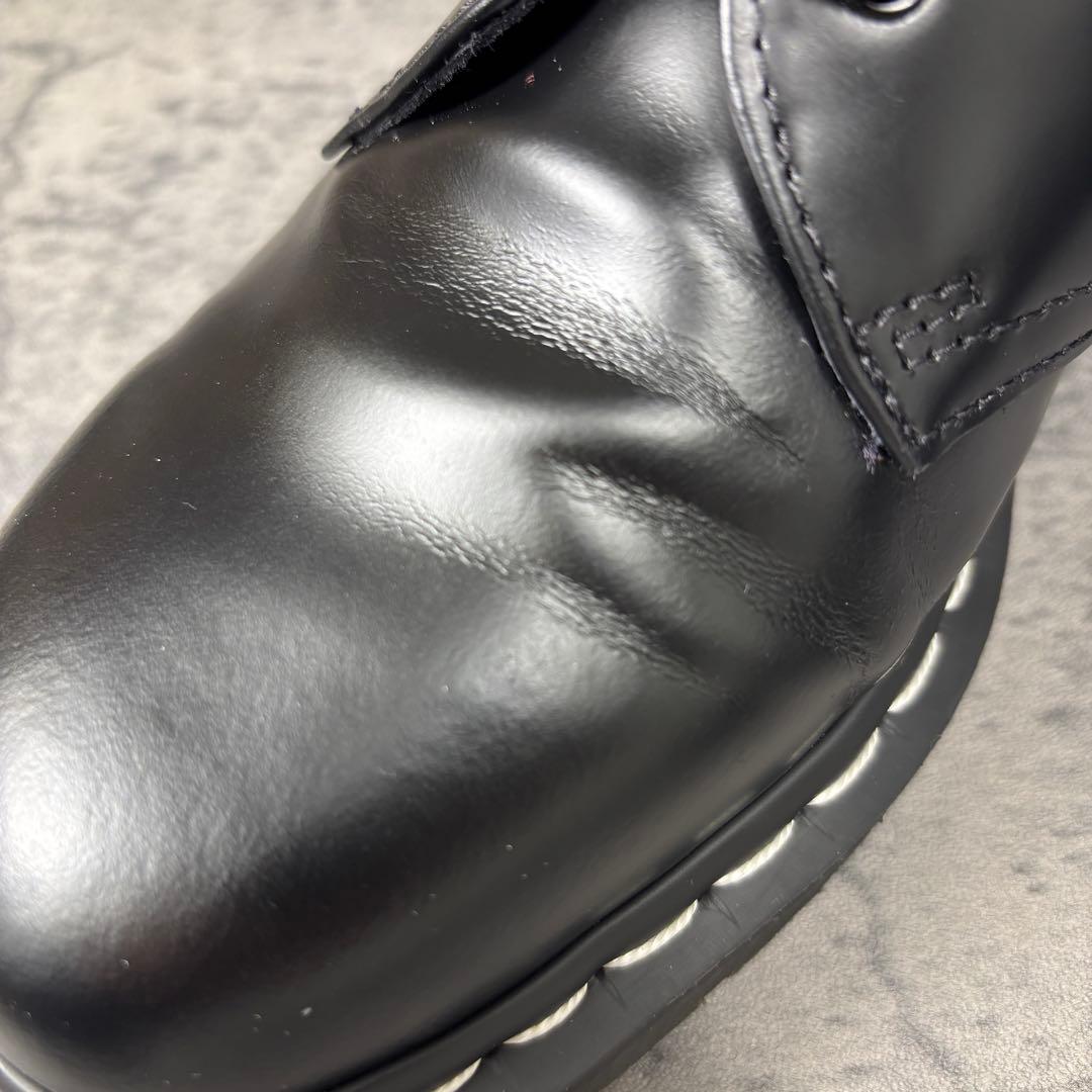 【良品】ドクターマーチン 1461 WS ホワイトステッチ UK8 (27cm)