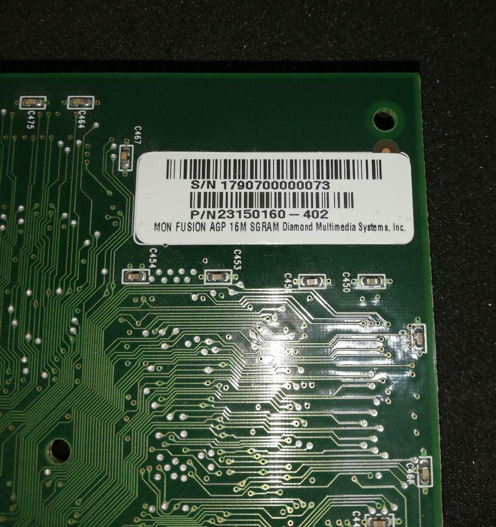 動作未確認　ビデオカード