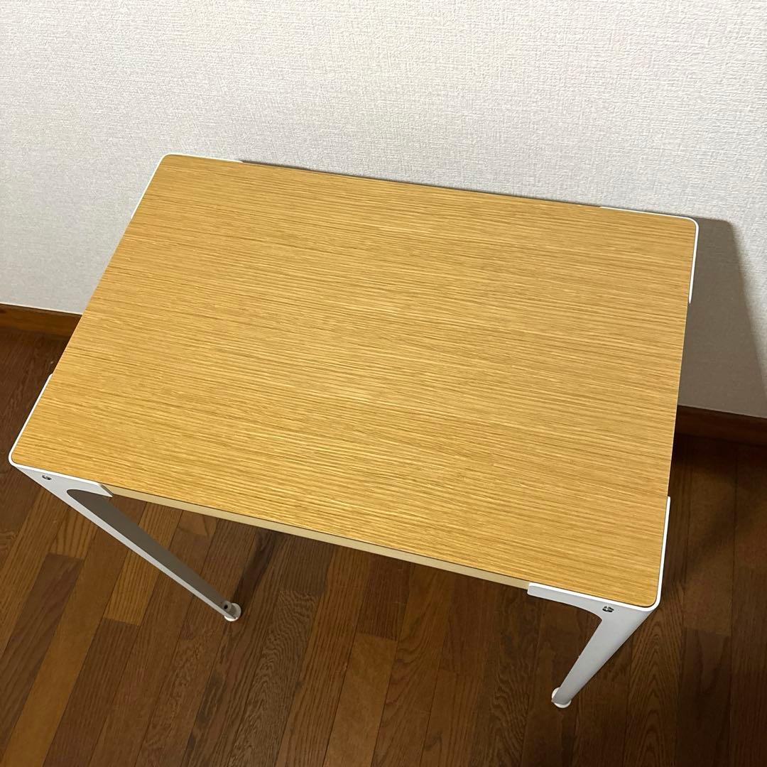 【極美品】無印良品 スチール脚 木製デスク 廃盤 希少