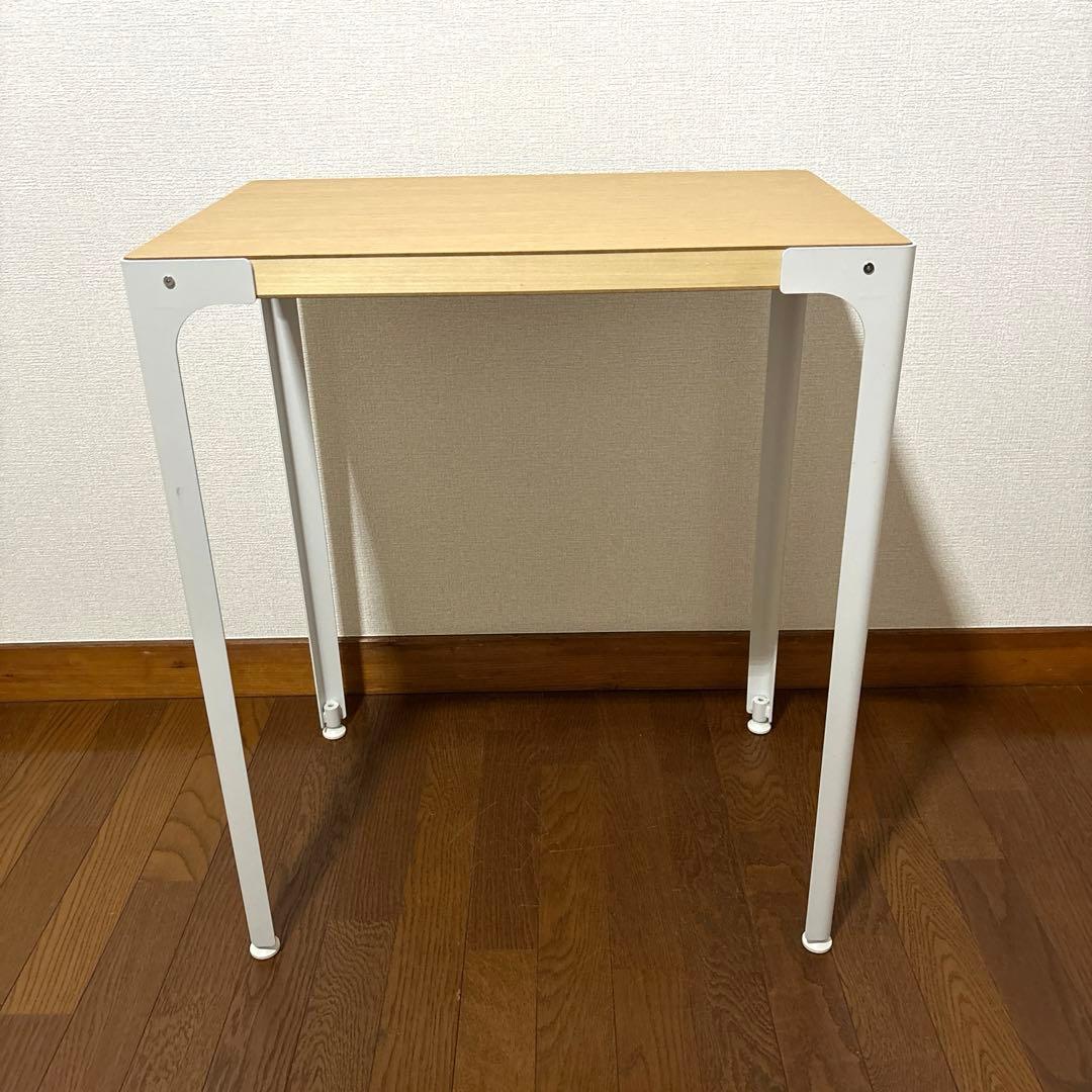 【極美品】無印良品 スチール脚 木製デスク 廃盤 希少