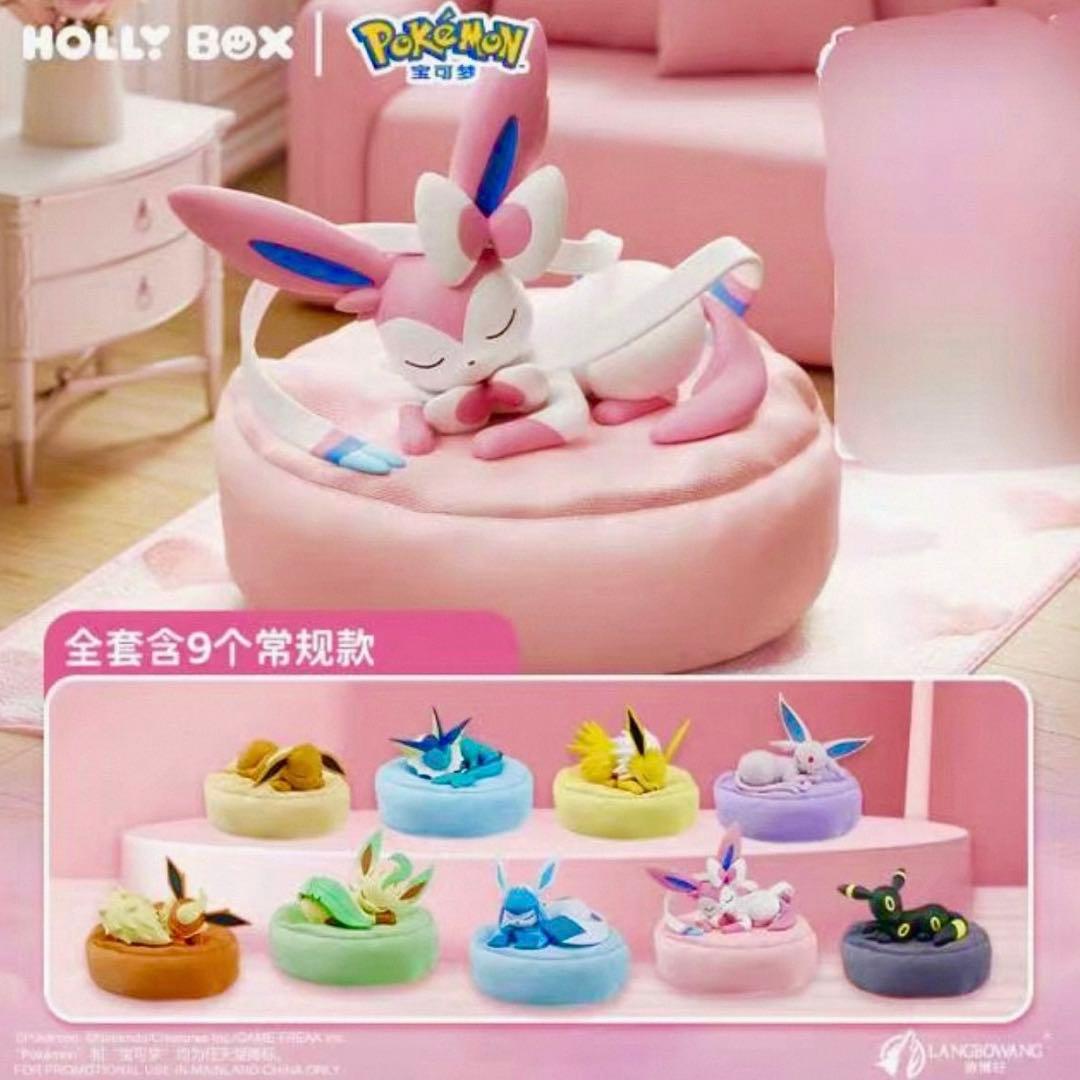 ブイズ すやすや おやすみ フィギュア9種セット 昼寝 海外限定 ポケモン 寝姿