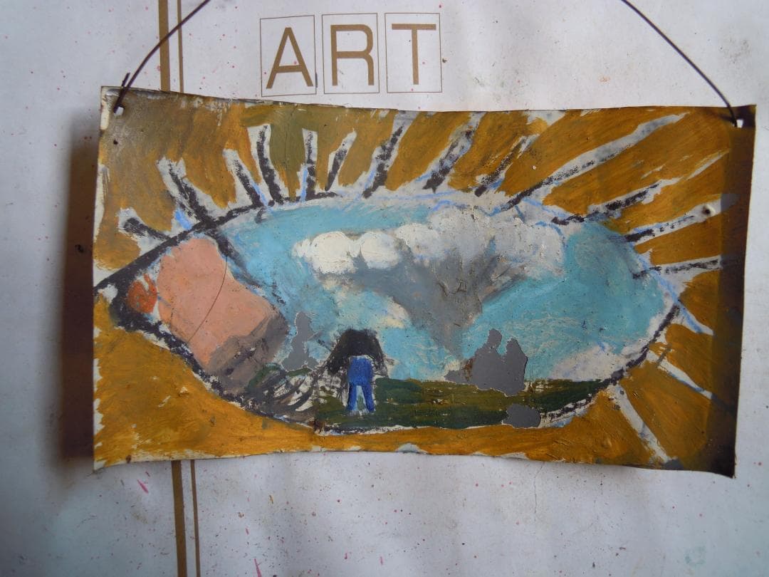 火山噴火に遭遇