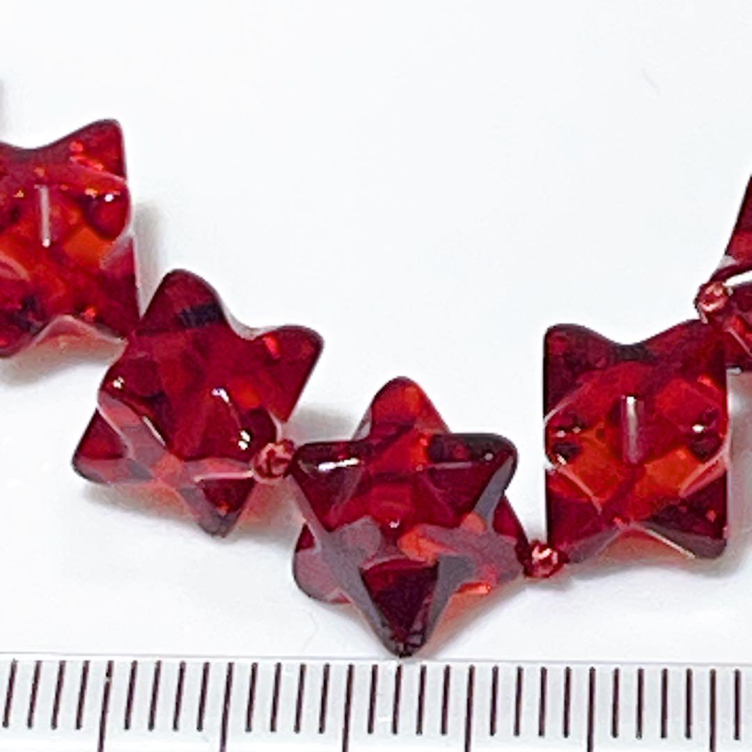 星レットアンバーネックレス赤琥珀ネックレスNO25-1352