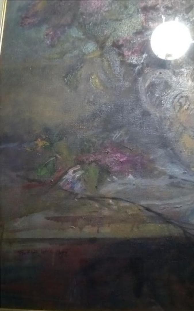 フランティシェク·レタック　ライラック真作油彩40号最終値下げ640万定価計算