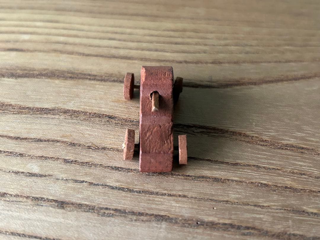 戦前 昭和14年頃 グリコのおまけ 木製 装甲車 貴重 第二次世界大戦