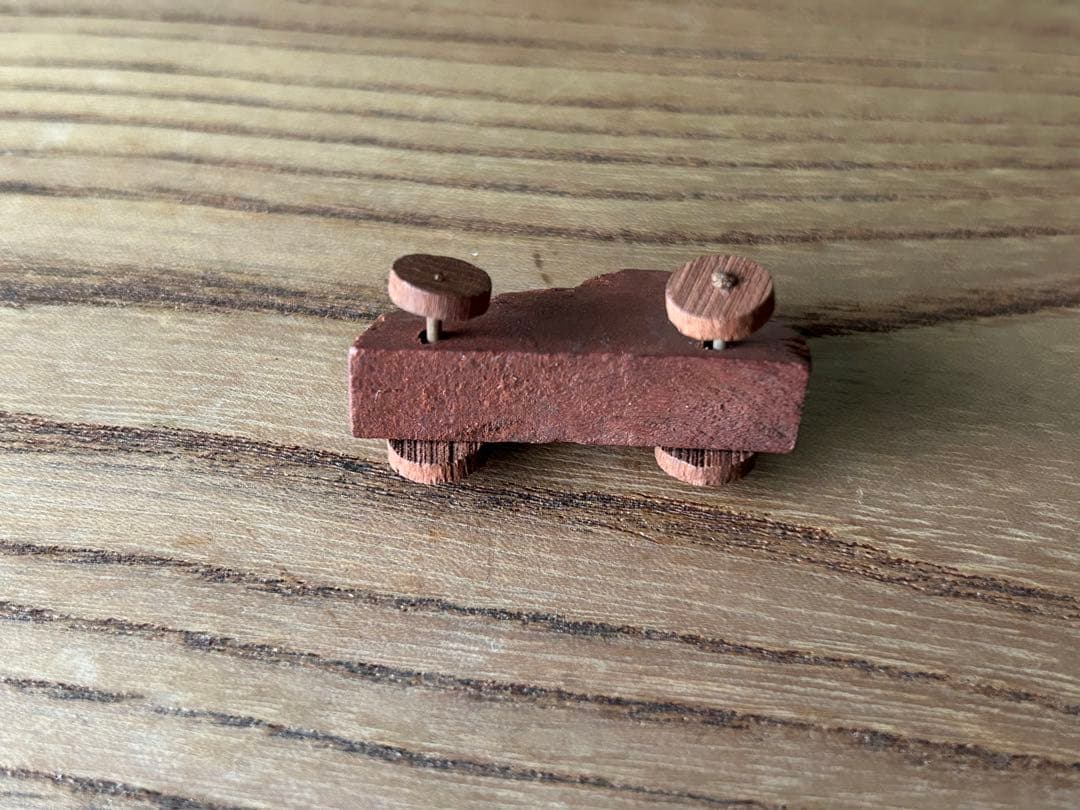 戦前 昭和14年頃 グリコのおまけ 木製 装甲車 貴重 第二次世界大戦