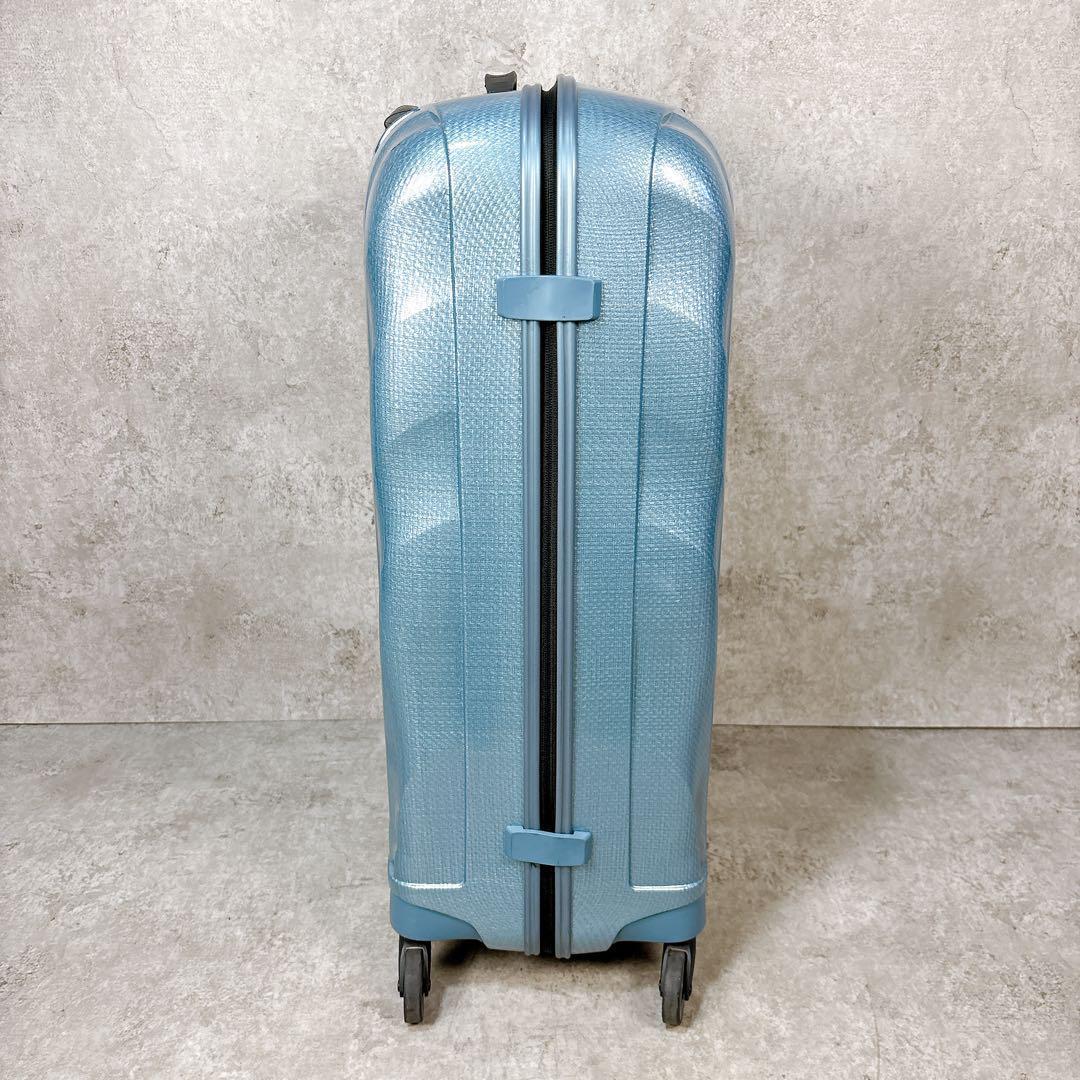 【極美品】SAMSONITE 68L コスモライト スピナー69 アイスブルー