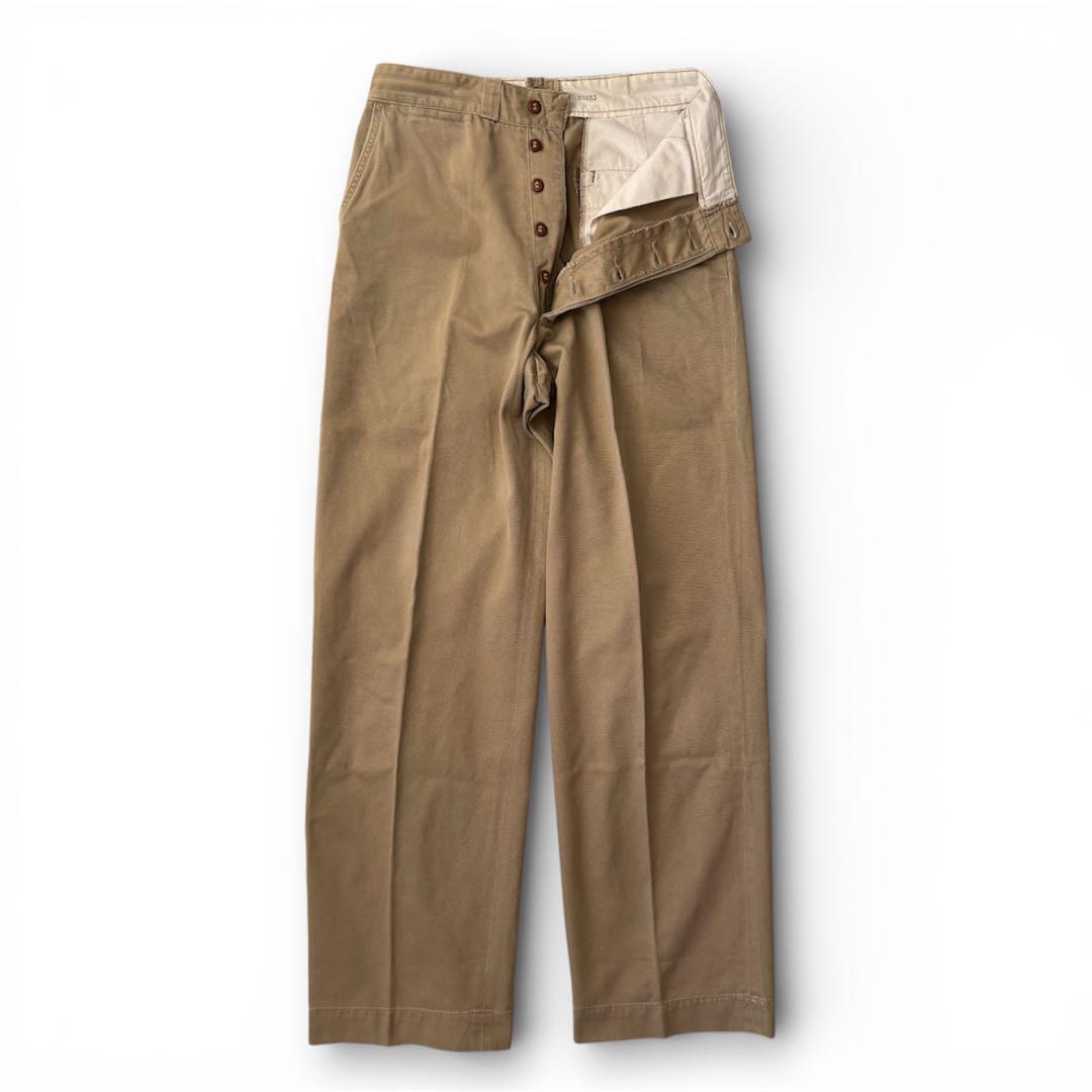 ビンテージ 50s US ARMY チノトラウザー チノパン オリジナル　M52