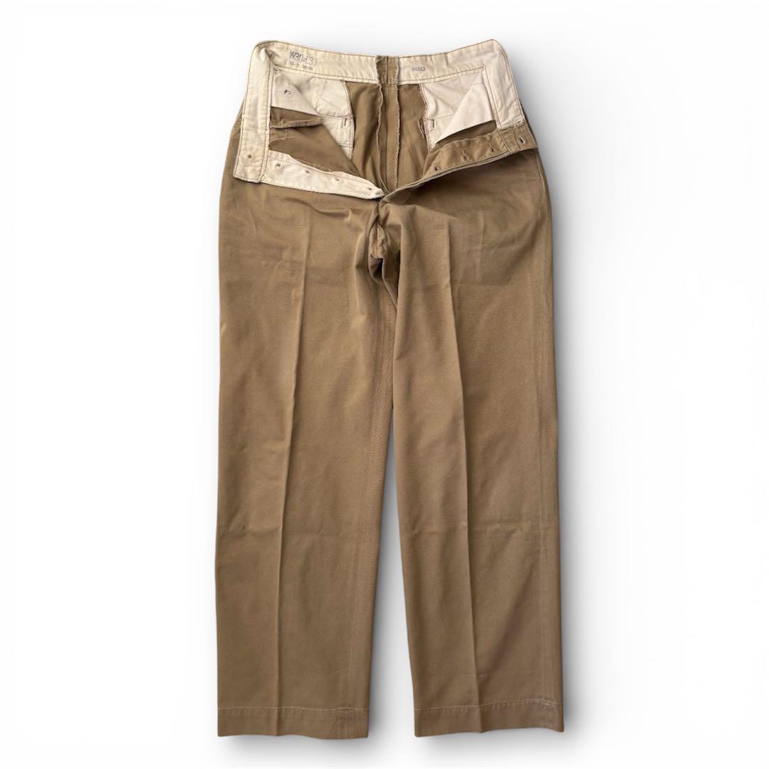 ビンテージ 50s US ARMY チノトラウザー チノパン オリジナル　M52
