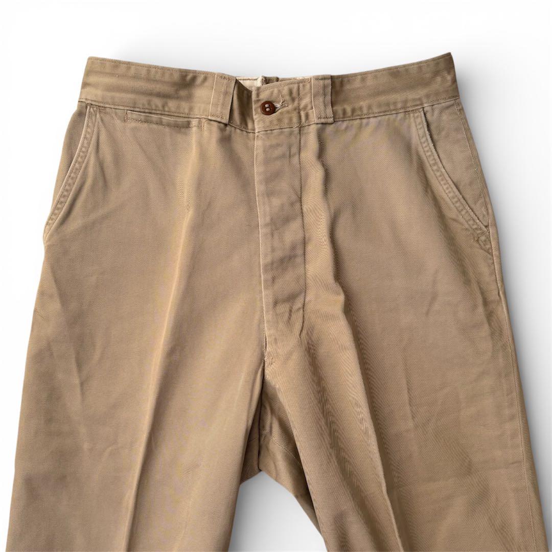ビンテージ 50s US ARMY チノトラウザー チノパン オリジナル　M52