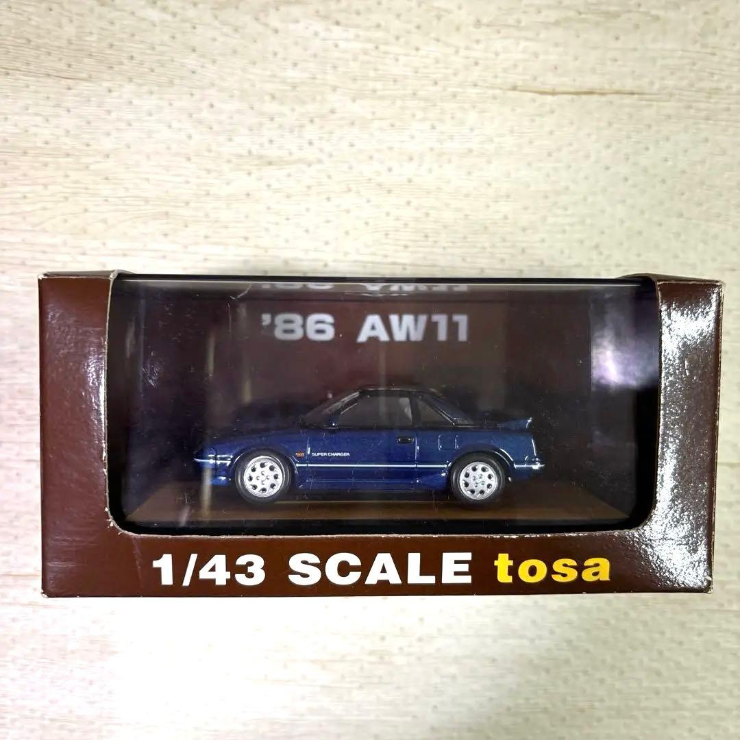 トヨタ MR2 AW11 1/43スケール ミニカー　 チョロQ 3点セット