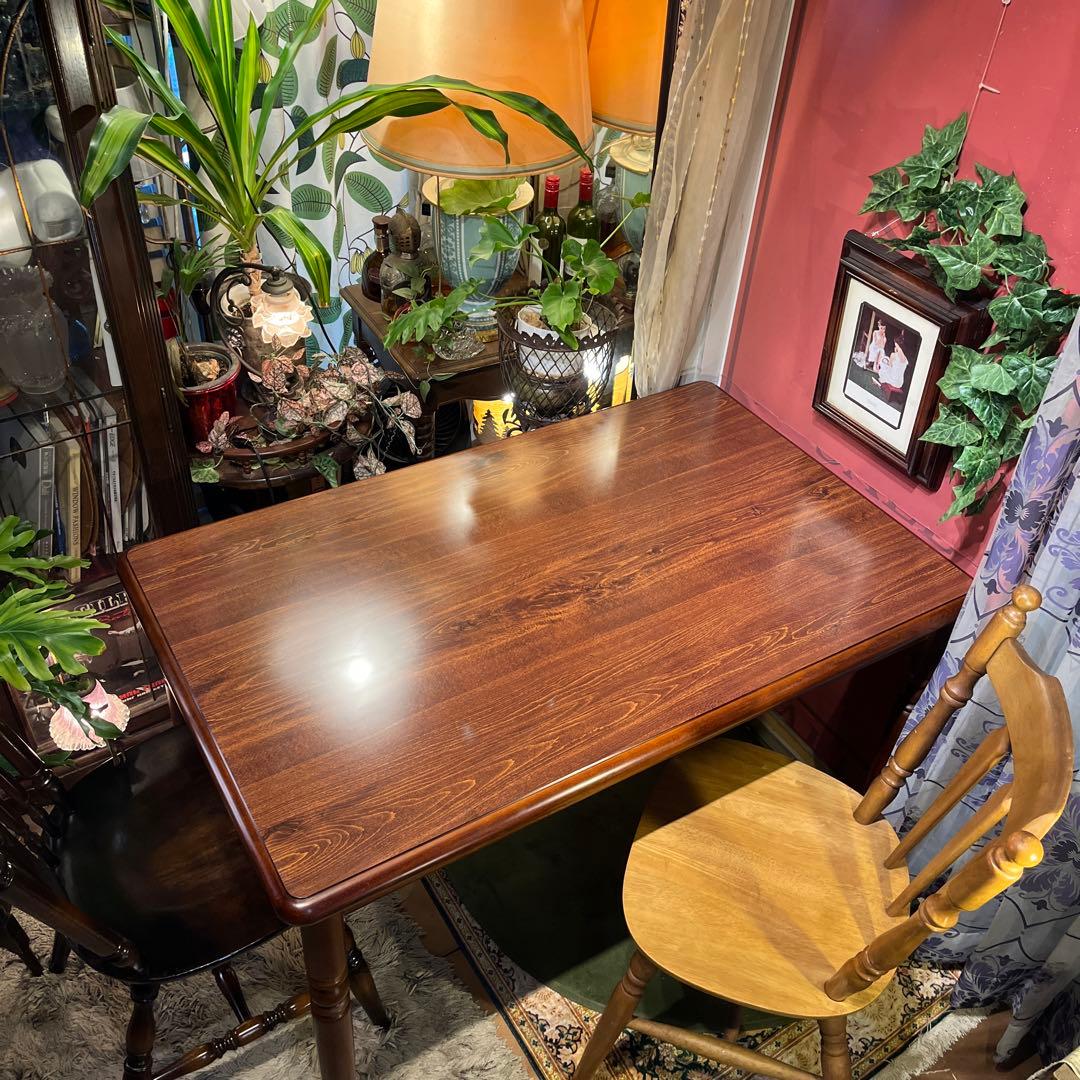 ヴィンテージ コロニアル ST メラミントップコンパクトダイニングテーブル