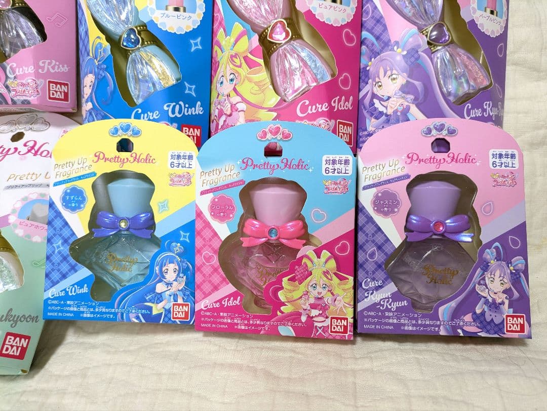 プリティアップリップキュアアイドルキュアウインクキュアキュンキュン　フレグランス