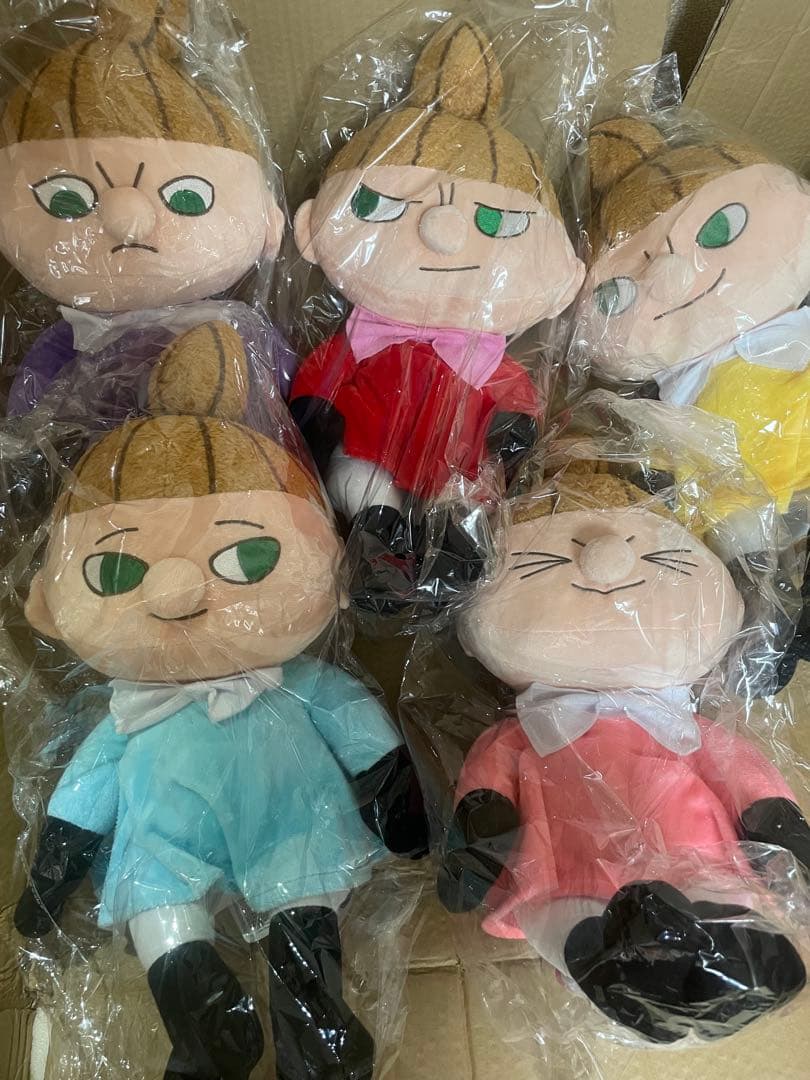 ムーミン ぬいぐるみ リトルミイ きょうだい 全5種類セット 未開封