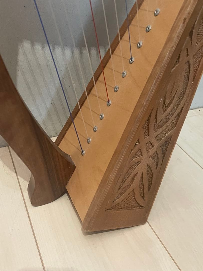 アイリッシュハープ　ベイビーハープ　12弦　チューニングツール付き