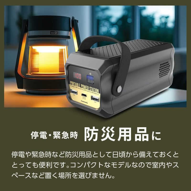 新品保証付 超小型ポータブル電源 80W ノートPC対応【TL153K】