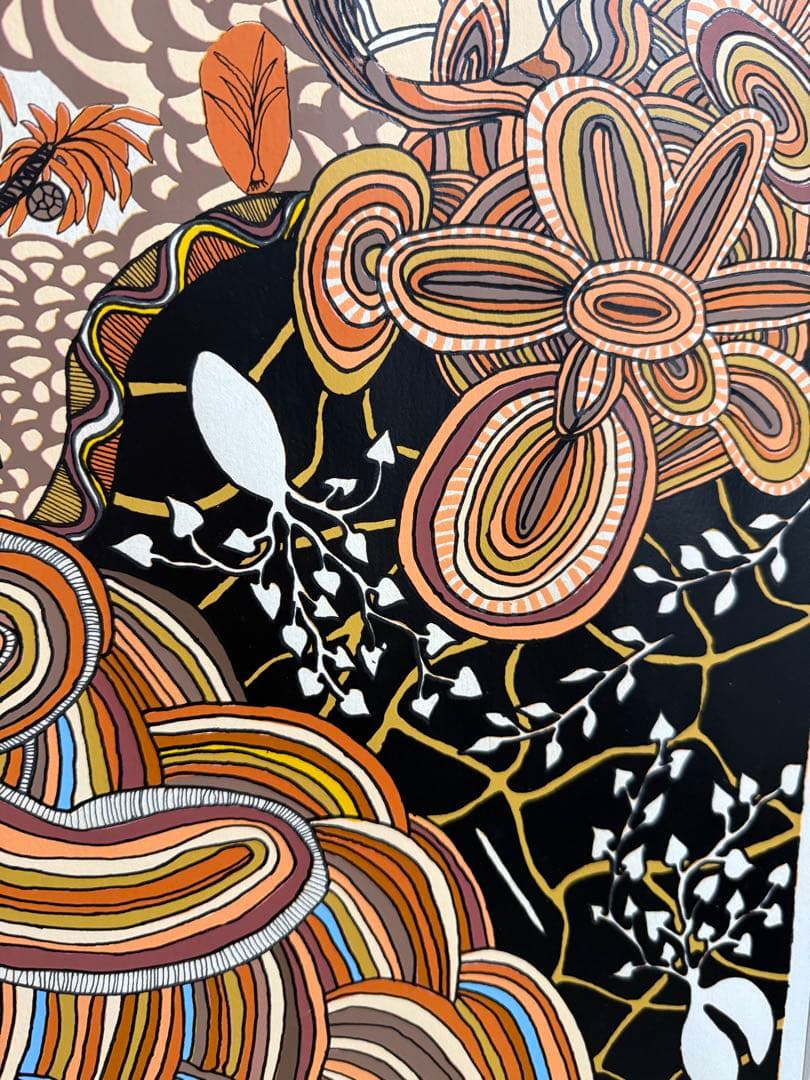 ギンギンガラ、ドリス。 (1946–1999) 【砥石と樹皮】限定28/95