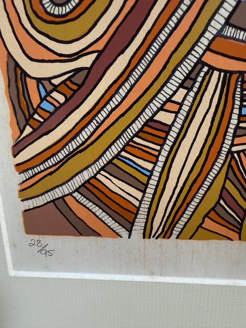 ギンギンガラ、ドリス。 (1946–1999) 【砥石と樹皮】限定28/95