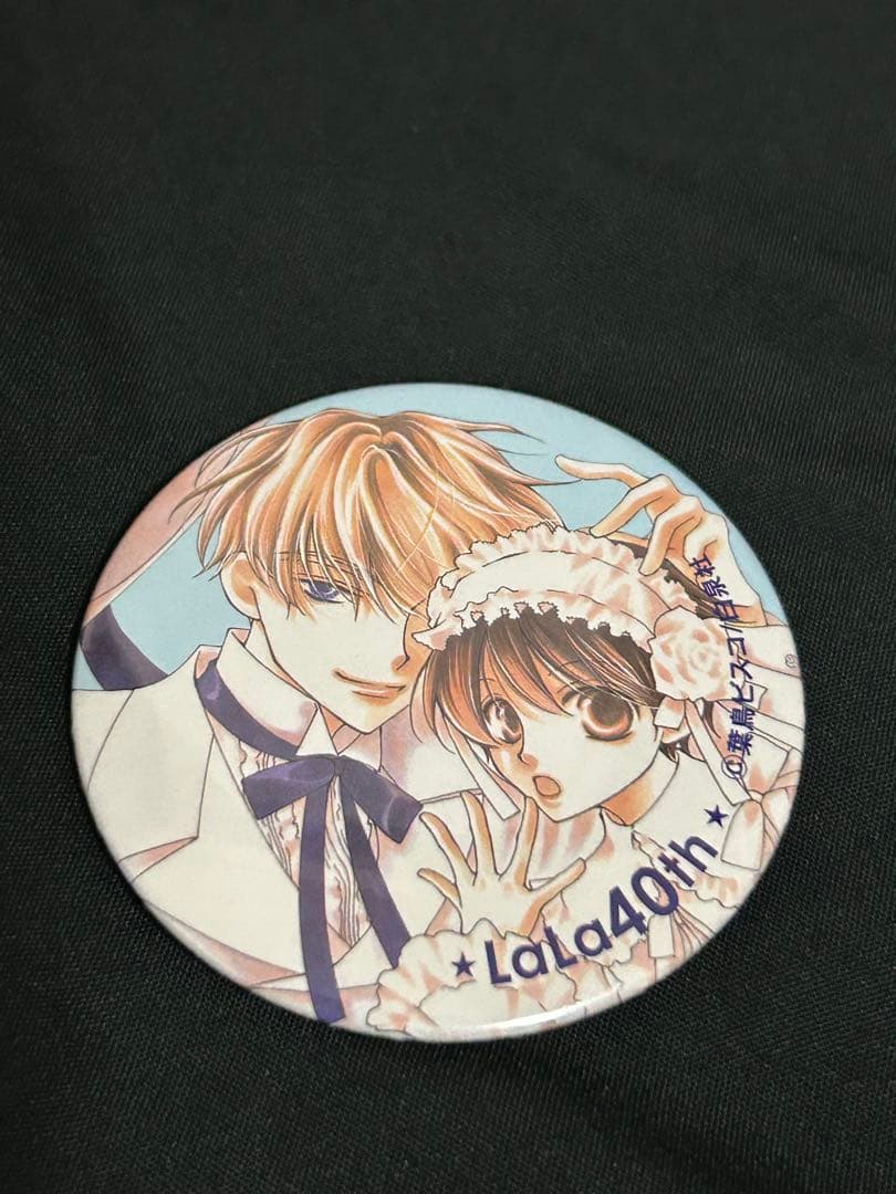 LaLa40周年記念原画展　桜蘭高校ホスト部　葉鳥ビスコ　缶バッジ