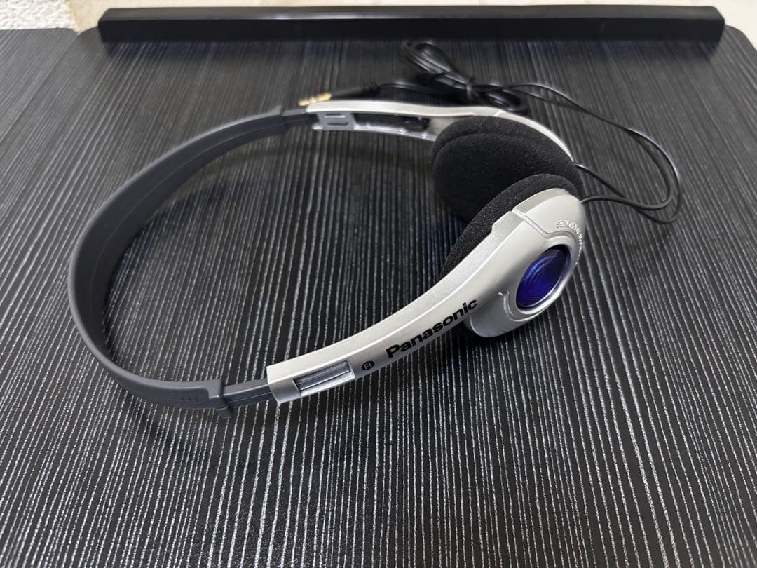Panasonic ヘッドフォン ヘッドホン 有線 シルバー y2k レア