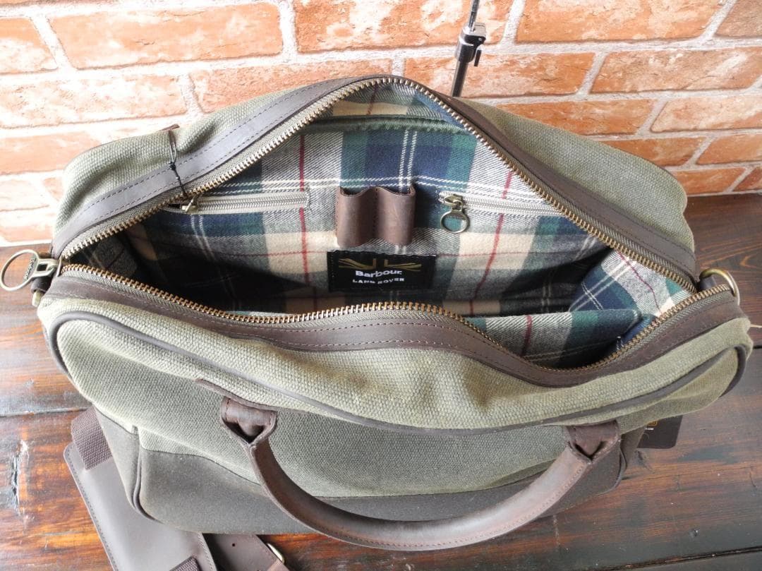 【希少品】BARBOUR for LAND ROVER／ アウトドアバッグ