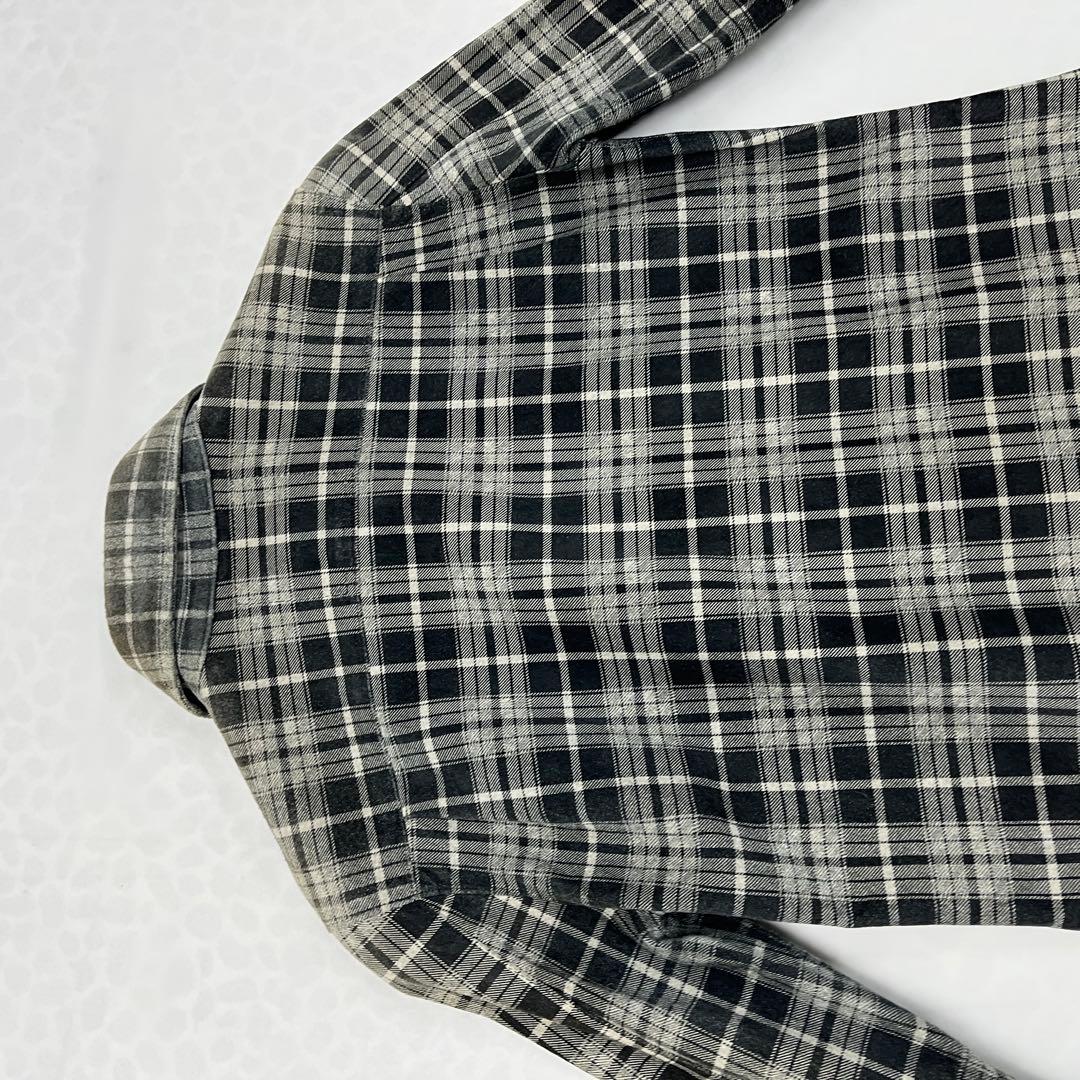ballet ISAMU KATAYAMABACKLASHチェック柄レザーシャツ