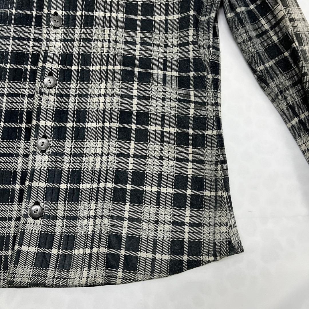 ballet ISAMU KATAYAMABACKLASHチェック柄レザーシャツ