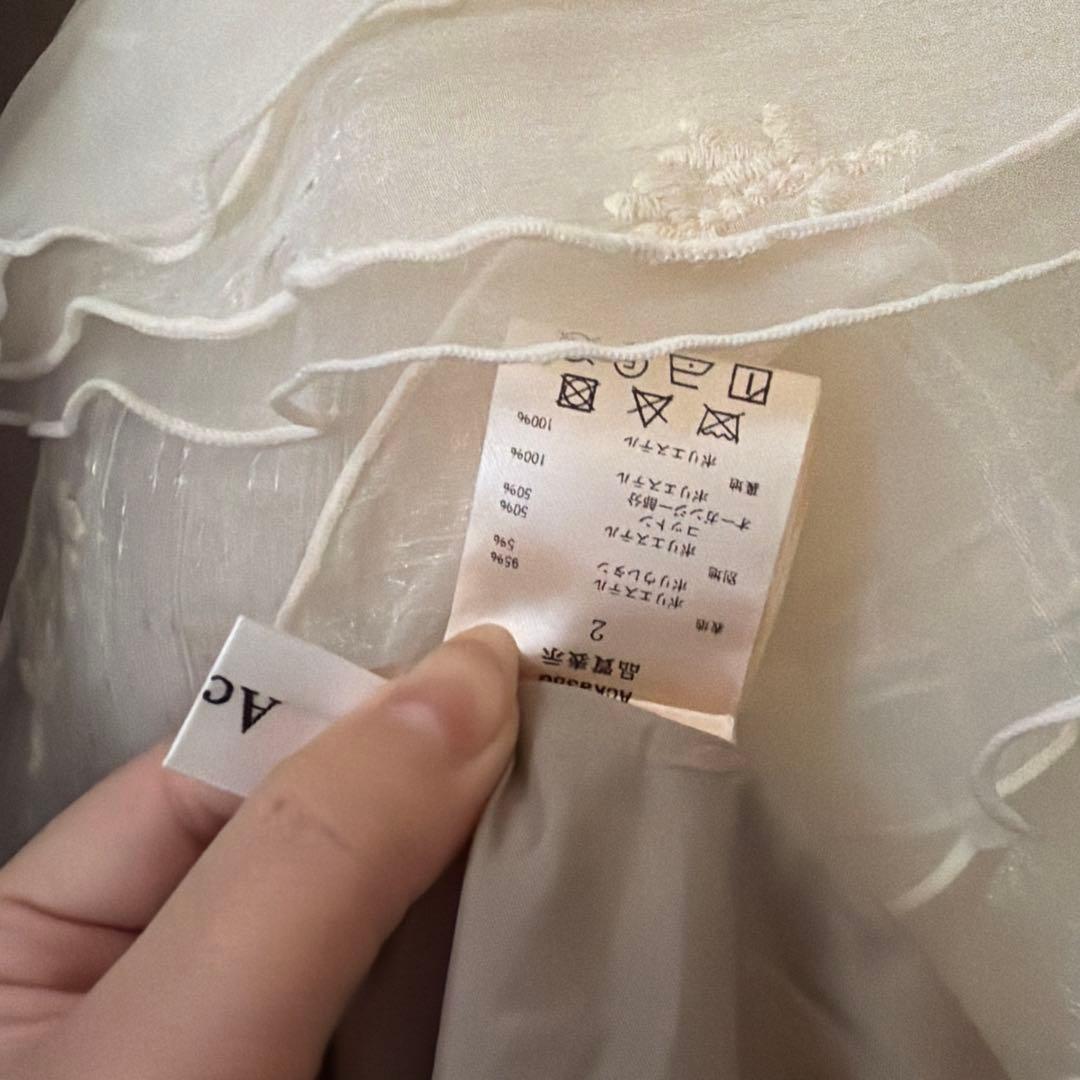 （即日発送）Acka. organdy frill dress サイズ2