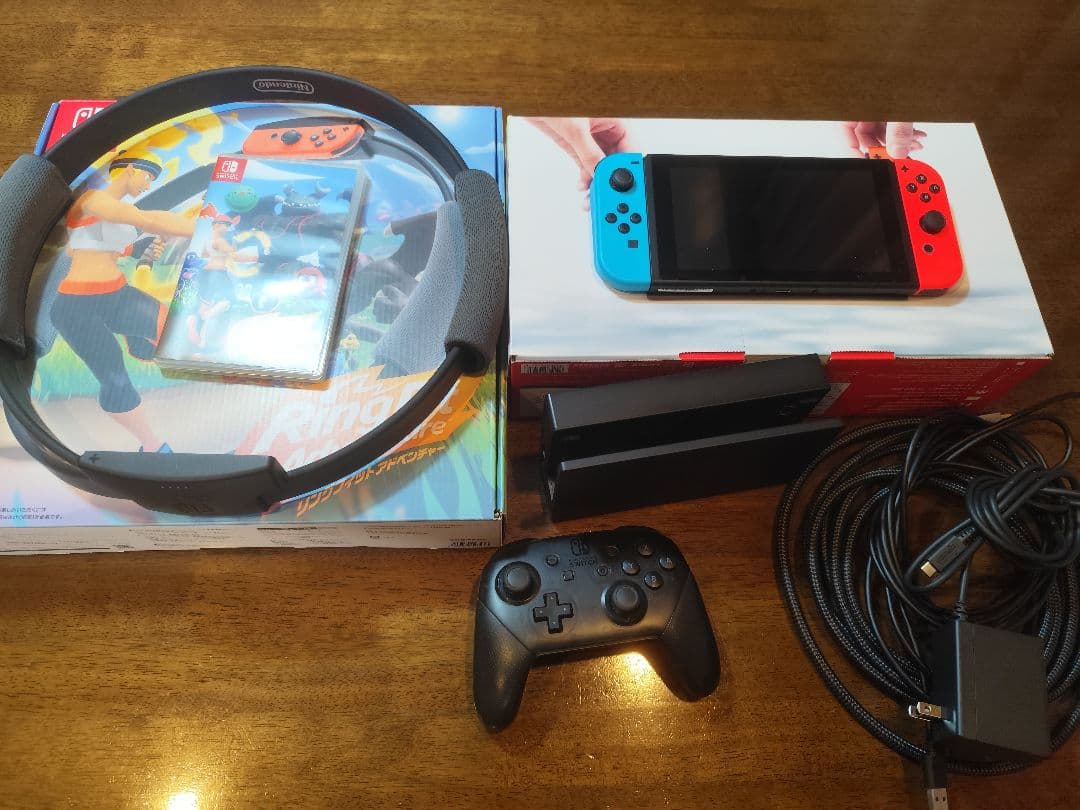 Nintendo Switch 本体+プロコン+リングフィットアドベンチャー