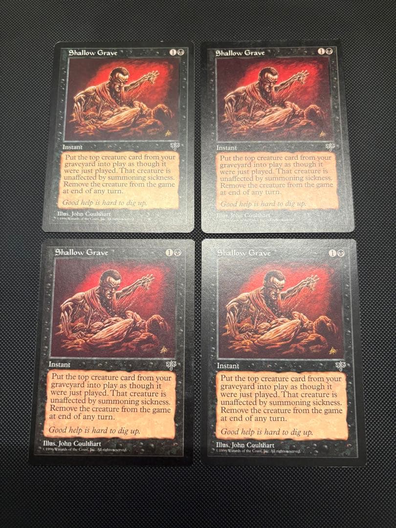 浅すぎる墓穴/Shallow Grave 4枚 英語 MIR MTG