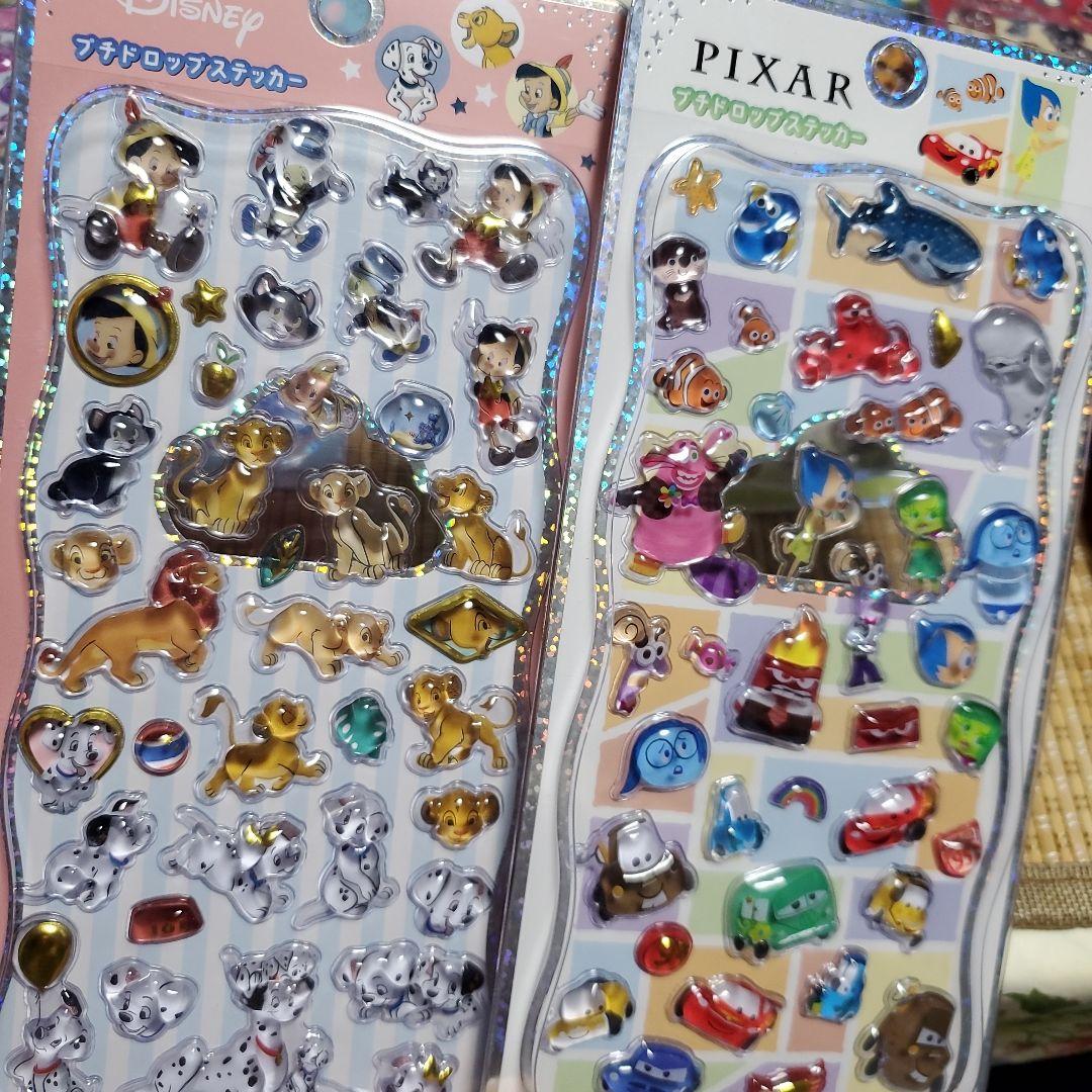 正規品　プチドロップステッカー　14柄セット　ボンボンドロップシール　ディズニー