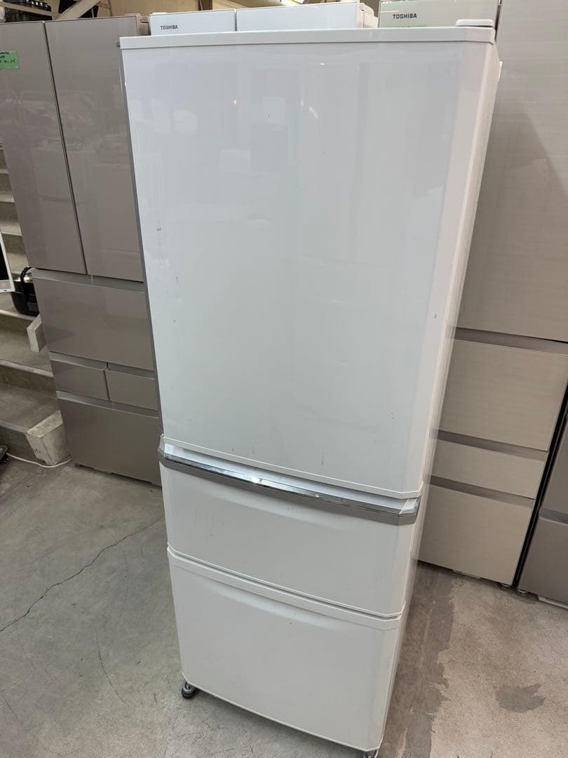 2017年式 335L 三菱 冷蔵庫 MR-C34A-W