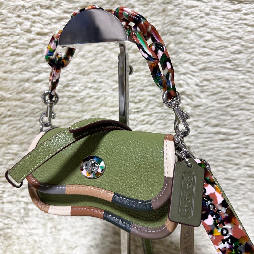 極美品　コーチトピア　ウェイビー ディンキー ショルダーバッグ　3way レザー